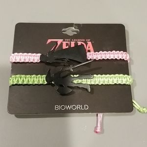 The Legend of Zelda bioworld bracelet set